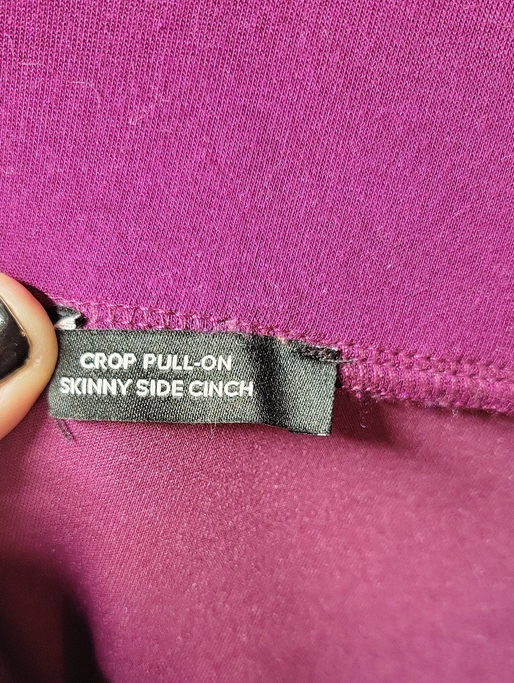 Torrid Purple Cropped Jogger - Picture 3 of 7